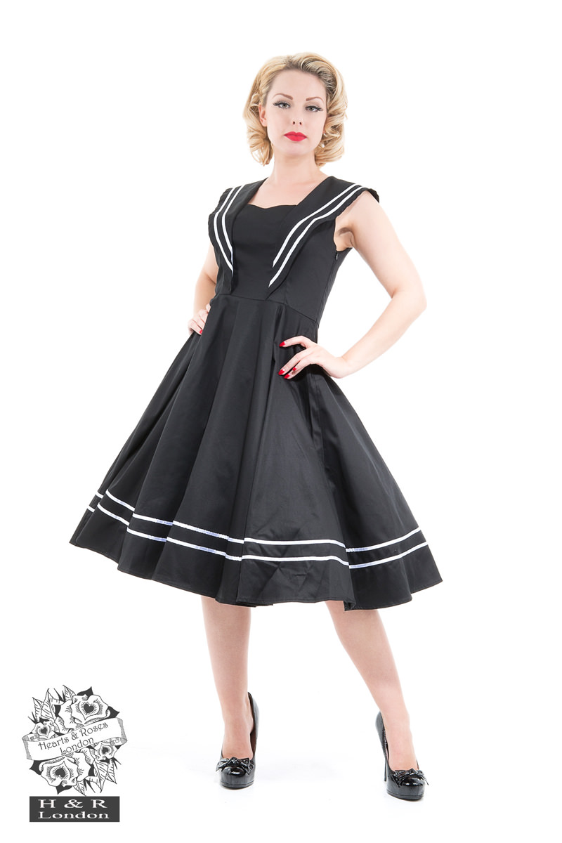 Black Sailor Dress